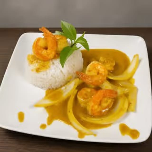Cơm Cà Ri Tôm.